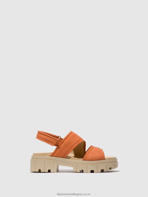 Women Fly London PEACH Sling-Back Sandals JIRA865 0B6X4543