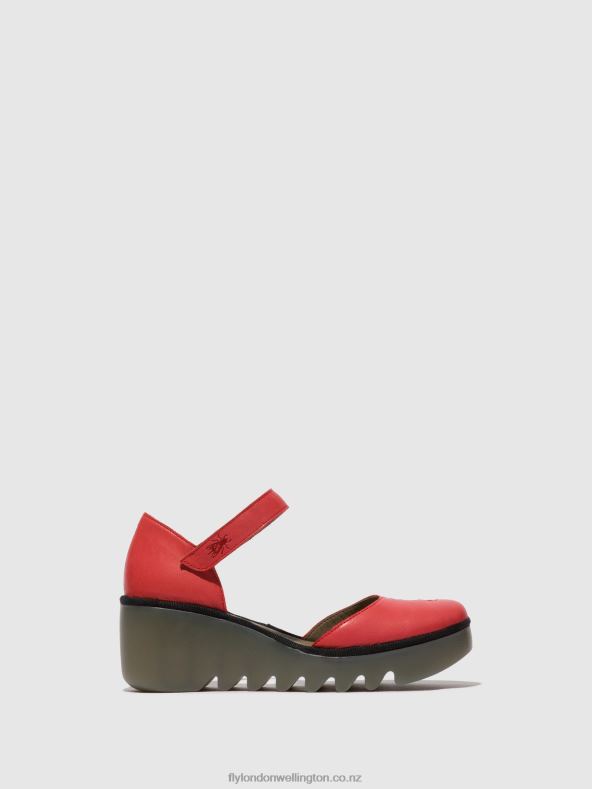 Women Fly London RASPBERRY Ankle Strap Sandals BISO305 0B6X4513