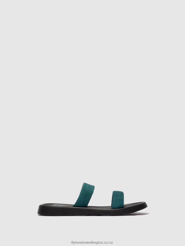 Women Fly London TEAL Flat Sandals TAJA872 0B6X4557