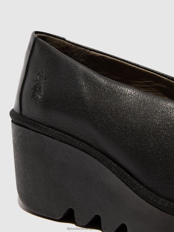 Women Fly London CERALIN BLACK Slip-on Shoes BESO246 0B6X4619
