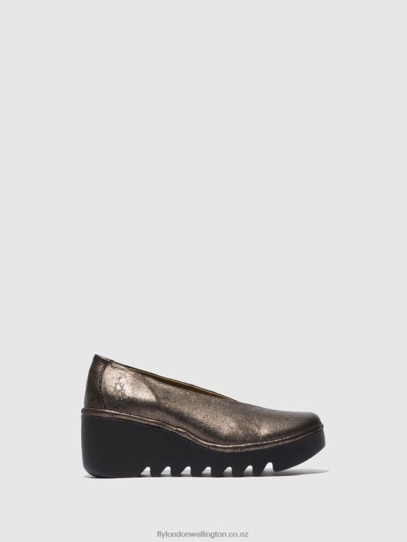 Women Fly London COOL GRAPHITE Slip-on Shoes BESO246 0B6X4695