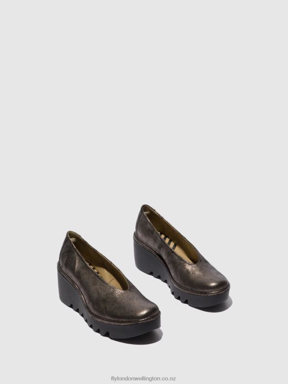 Women Fly London COOL GRAPHITE Slip-on Shoes BESO246 0B6X4695