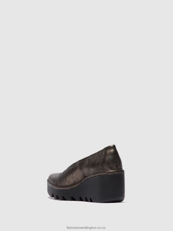Women Fly London COOL GRAPHITE Slip-on Shoes BESO246 0B6X4695