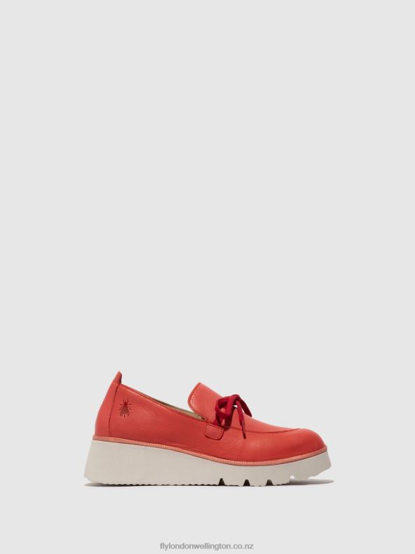 Women Fly London RASPBERRY Slip-on Shoes POPI436 0B6X4629