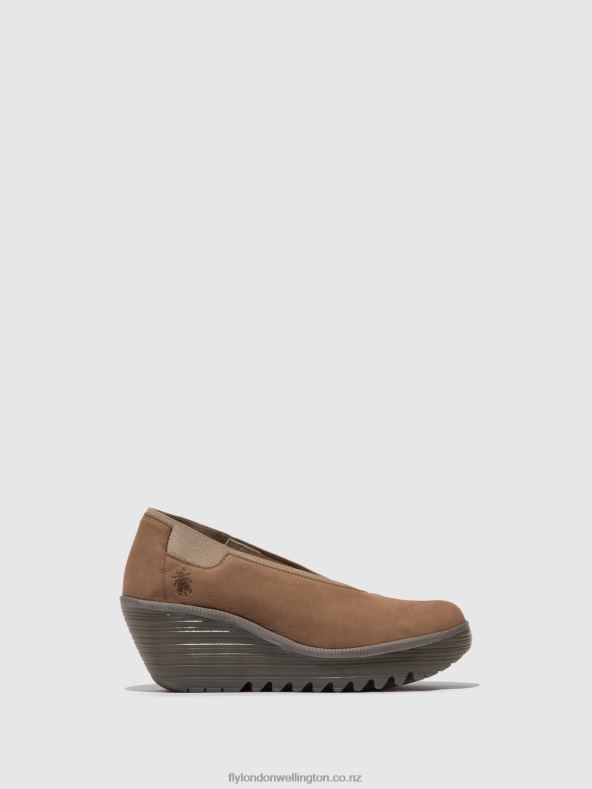 Women Fly London SAND Slip-on Shoes YOZA438 0B6X4627