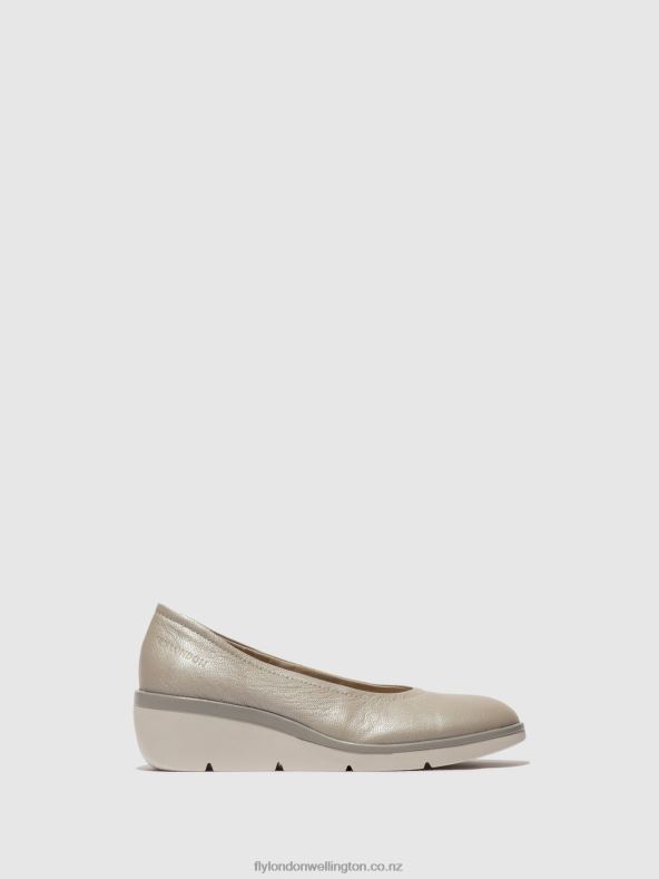 Women Fly London SILVER Slip-on Shoes NUMA570 0B6X4633