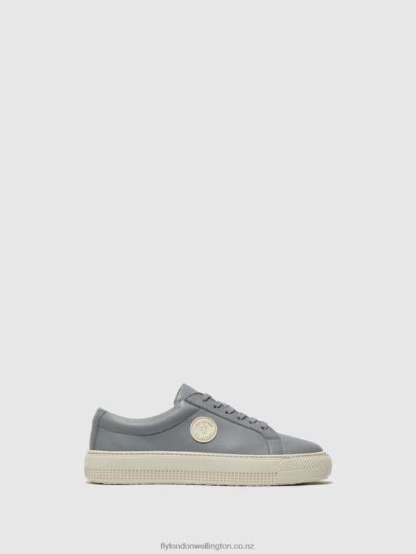 Women Fly London GREY Lace-up Trainers TAFA587 0B6X4716