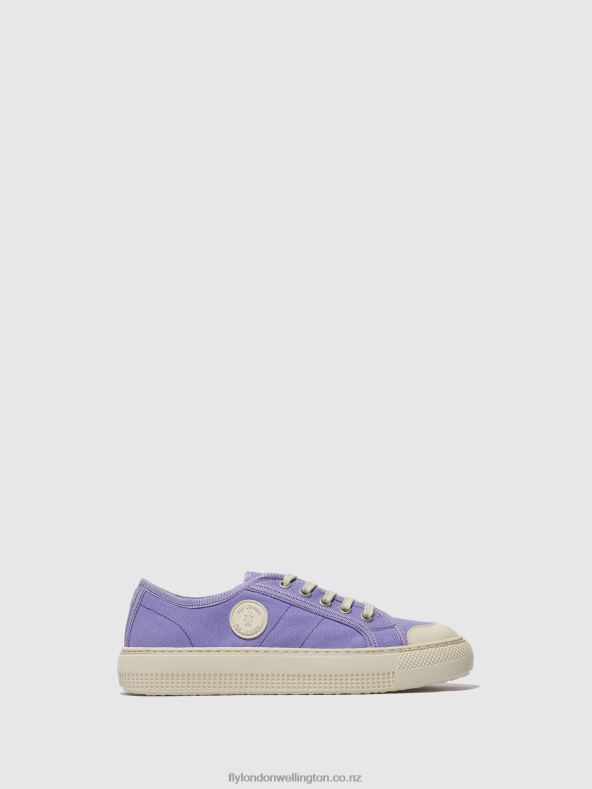 Women Fly London LAVENDER Lace-up Trainers TERE557 0B6X4739