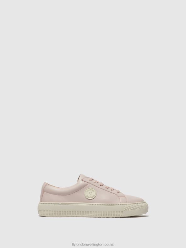 Women Fly London PINK Lace-up Trainers TAFA587 0B6X4717